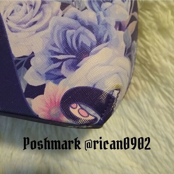 Loungefly Disneyย The Little Mermaid UrsulaโFloral Satchel andโWallet - Picture 4 of 16